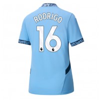 Camiseta Manchester City Rodri Hernandez #16 Primera Equipación para mujer 2024-25 manga corta